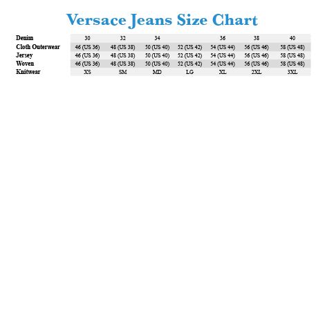 versace collection suit sizing|Versace size chart for women.